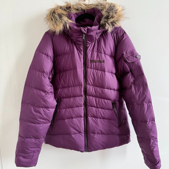 Marmot Jackets & Blazers - ❄️NWT❄️Women's Marmot Ithaca Down Puffer Jacket with Faux Fur❄️